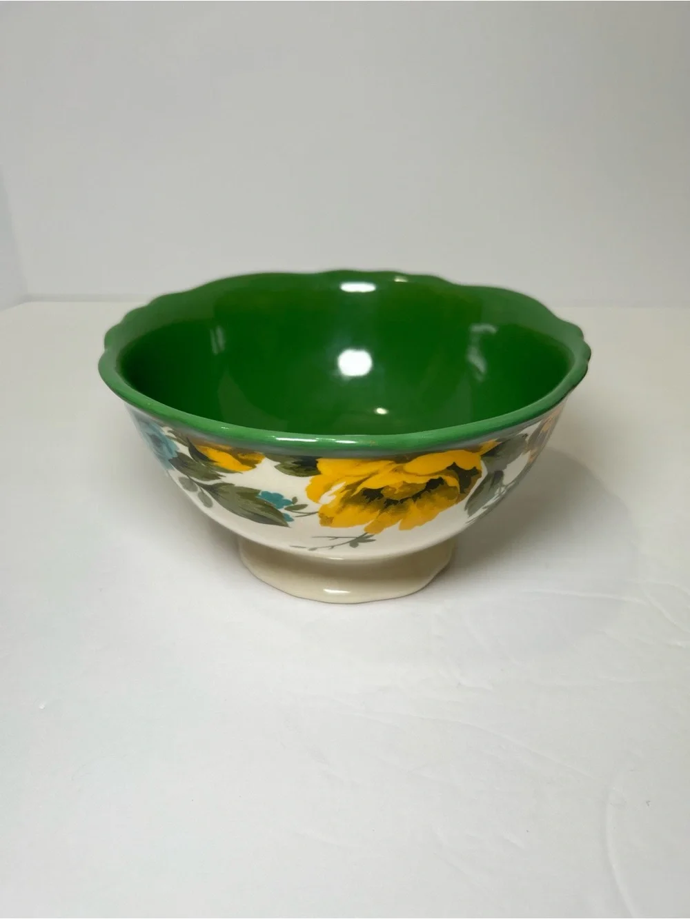 Pioneer Woman Stoneware ROSE SHADOW Set of 2 Soup/Cereal/Ice Cream Bowls